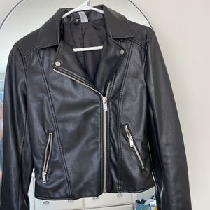 H&M faux leather Moto jacket